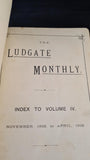 Ludgate Monthly Index to Volume IV, November 1892-April 1893, J H Riddell