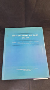 Frank C Roberts - Obituaries From The Times 1961-1970, Newspaper Archive, 1975