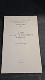 Edmund Blunden - A Few Not Quite Forgotten Writers? English Association, July 1967