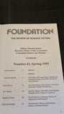 Foundation the review of Science Fiction, Number 63 Spring 1995