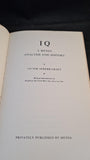 Victor Serebriakoff - IQ, A Mensa Analysis & History, Privately Published by Mensa, 1965