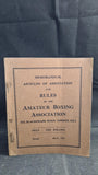 Rules of the Amateur Boxing Association, March 1942