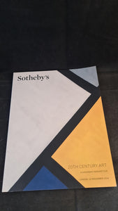 Sotheby's 12 November 2014, 20th Century Art, A Different Perspective, London