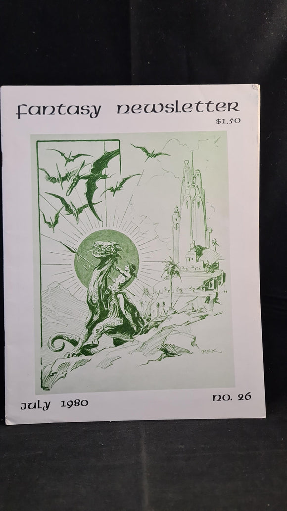 Fantasy Newsletter Volume 3 Number 7 Whole 26 July 1980