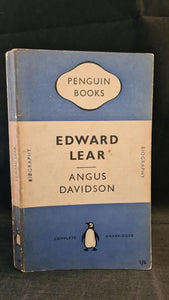 Angus Davidson - Edward Lear 1812-1888, Penguin Books, 1950, Paperbacks