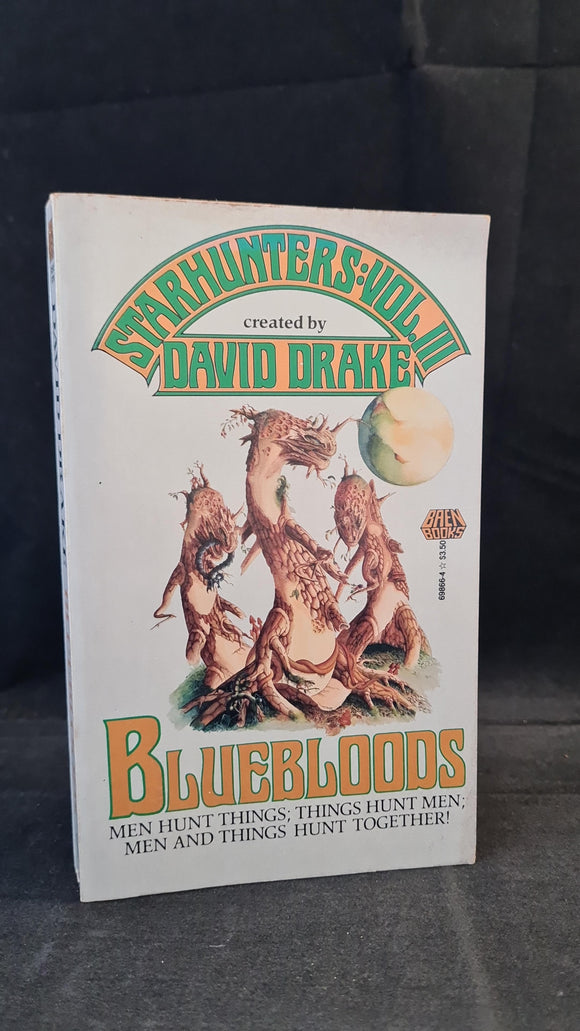 David Drake - Bluebloods, Baen Books, 1990, Inscribed, Signed, Paperbacks