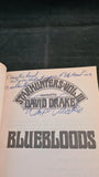 David Drake - Bluebloods, Baen Books, 1990, Inscribed, Signed, Paperbacks