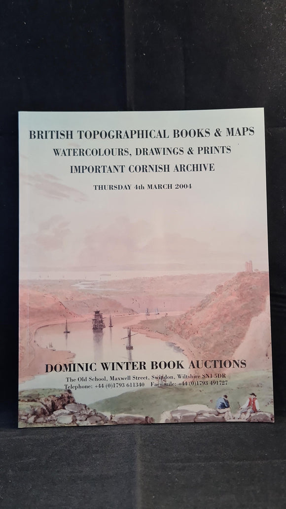 Dominic Winter 4 March 2004, British Topographical Books & Maps, Watercolours