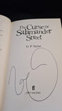 G P Taylor - The Curse of Salamander Street, Faber & Faber, 2006, Signed First Edition