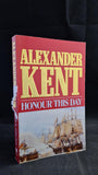 Alexander Kent - Honour This Day, Pan Books, 1988, Paperbacks