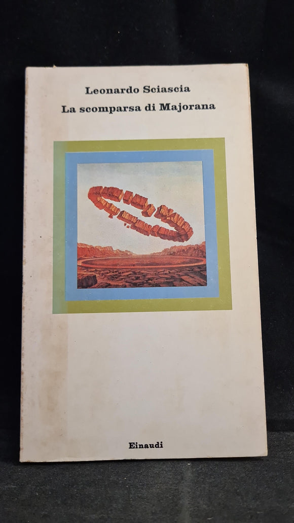 Leonardo Sciascia - La scomparsa di Majorana, Einaudi, 1975, Italian Edition