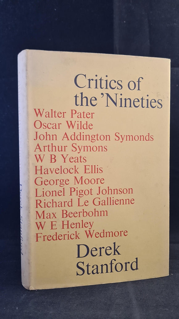 Derek Stanford - Critics of the 'Nineties, Roy Publishers, 1970