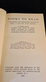 Books To Read, A Classified & Annotated Catalogue, The Library Association, 1930