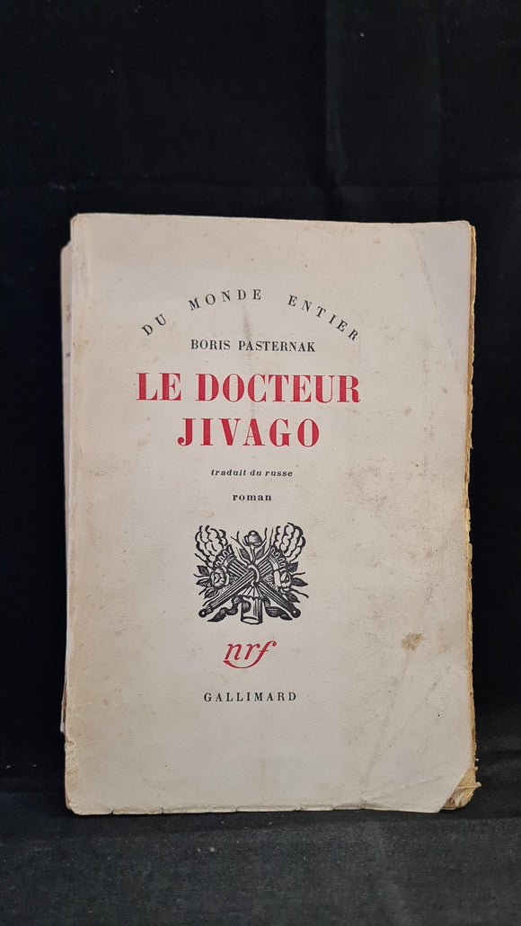 Boris Pasternak Le Docteur Jivago, Gallimard, 1958, French Paperbacks