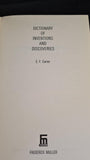 E F Carter - Dictionary of Inventions and Discoveries, Muller, 1966