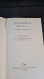 W B Lockwood - Indo-European Philology, Hutchinson, 1969, Paperbacks