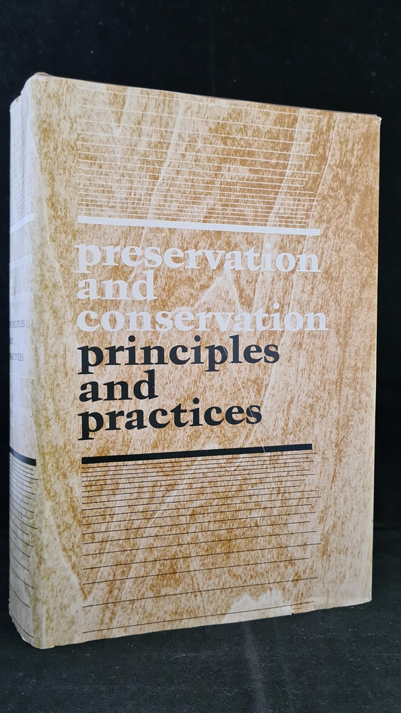 Sharon Timmons - Preservation and Conservation, Preservation Press, 1976