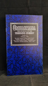 Trollopiana Number 24 February 1994, The Journal of The Trollope Society