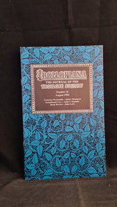 Trollopiana Number 18 August 1992, The Journal of The Trollope Society