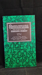 Trollopiana Number 17 May 1992, The Journal of The Trollope Society