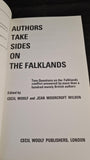 Cecil Woolf - Authors Take Sides on The Falklands, Cecil Woolf Publishers, 1982, Paperbacks