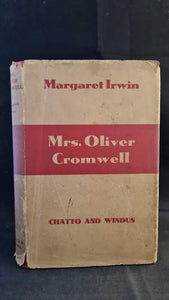 Margaret Irwin - Mrs Oliver Cromwell & Other Stories, Chatto & Windus, 1940, First Edition