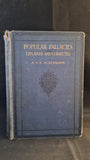 A S E Ackermann - Popular Fallacies, Cassell & Company, 1909, Inscription, Signed