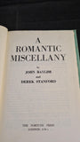 John Bayliss & Derek Stanford - A Romantic Miscellany, Fortune Press, 1946