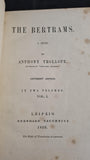 Anthony Trollope - The Bertrams Volume I & II, Bernhard Tauchnitz, 1859