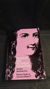 Don Richard Cox - Sexuality and Victorian Literature, Tennessee Studies, 1984, Paperbacks