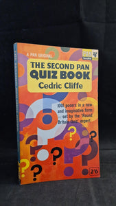 Cedric Cliffe - The Second Pan Quiz Book, Pan Books, 1963, Paperbacks