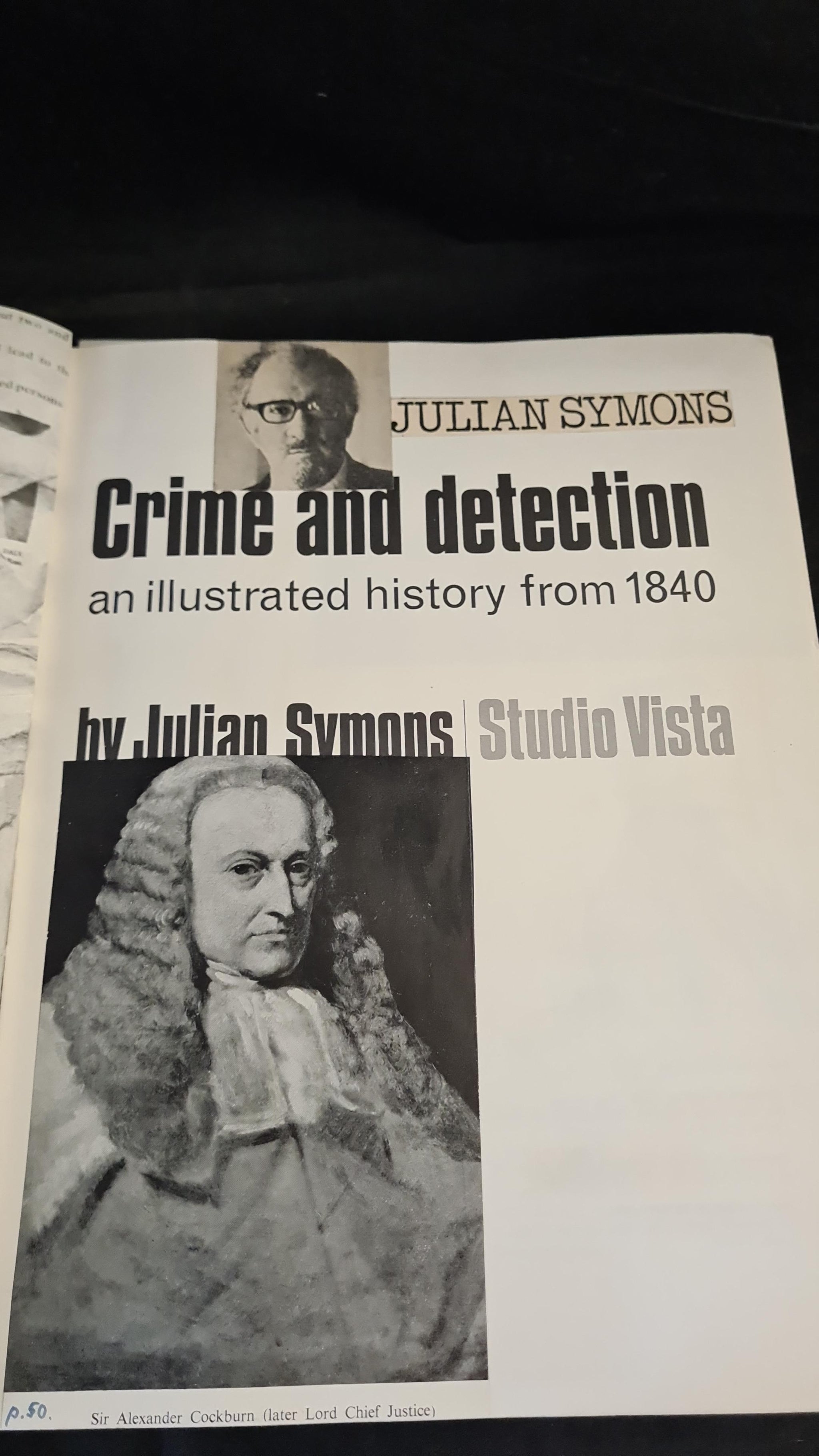 Julian Symons - Crime and Detection, Illustrated history from 1840