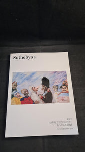 Sotheby's 7 December 2016, Art Impressionniste & Moderne, Paris