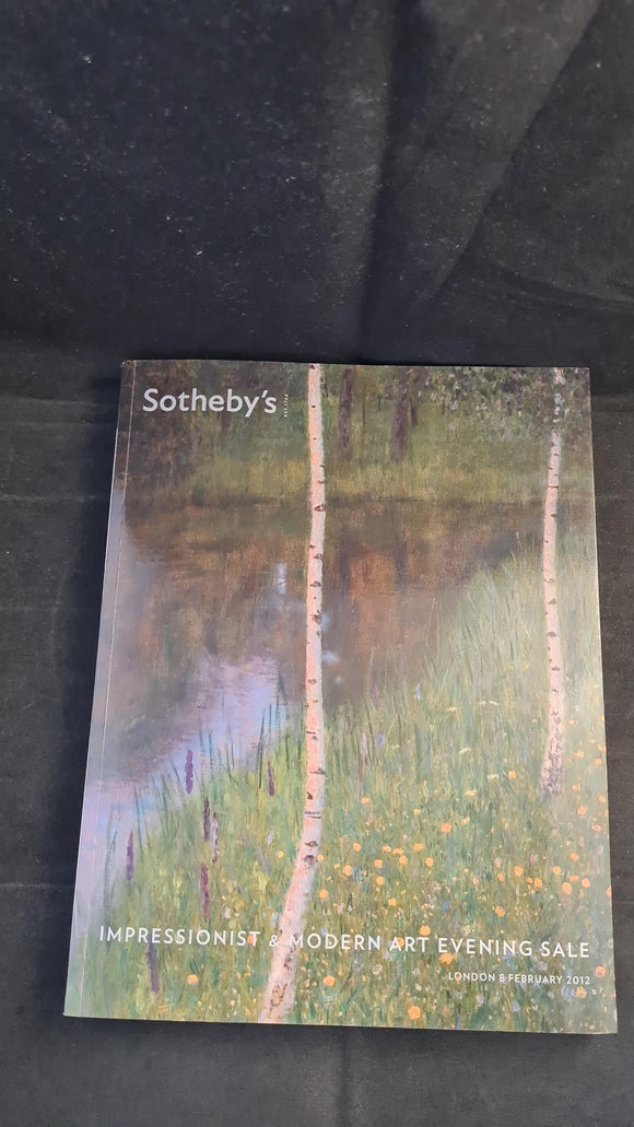 Sotheby's 8 February 2012, Impressionist & Modern Art, London