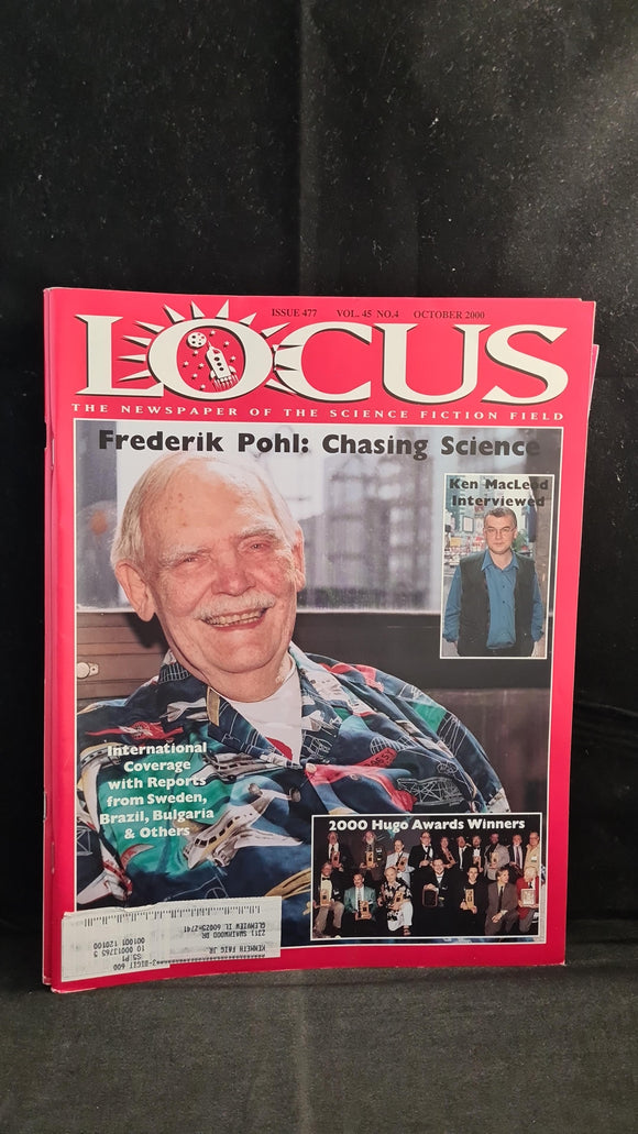 Locus Magazine Volume 45 Number 4 October 2000, Issue 477