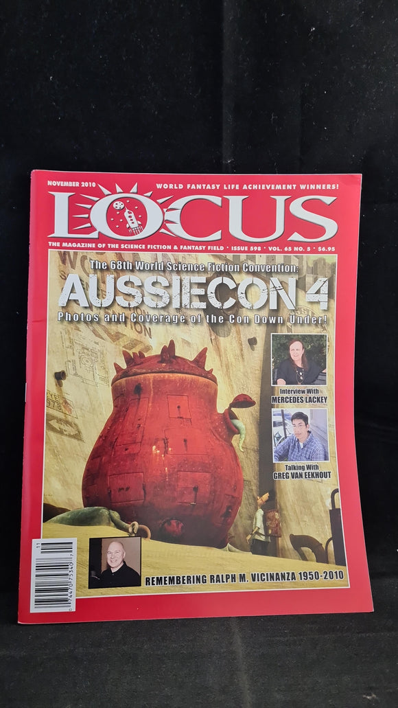 Locus Magazine Volume 65 Number 5 November 2010, Issue 598