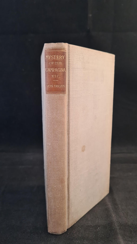 Von Degen - A Mystery of the Campagna & A Shadow on a Wave, T Fisher Unwin, 1891