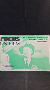 Focus on Film, Number 22 Autumn 1975