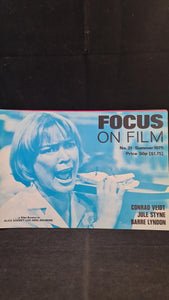 Focus on Film, Number 21 Summer 1975