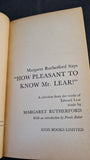 Margaret Rutherford says, How Pleasant To Know Mr Lear! Icon Books, 1964, Paperbacks