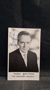 Tony Britton Signed Photograph in "The Birthday Present"