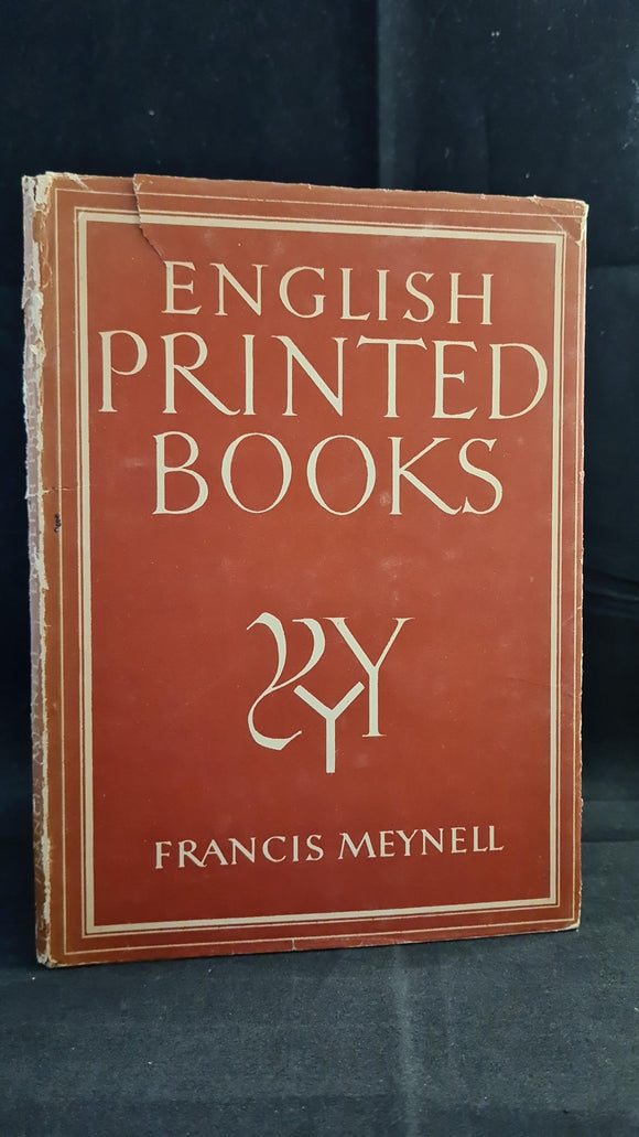 Francis Meynell - English Printed Books, Collins, 1946, First Edition