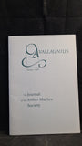 Avallaunius Winter 1988, The Journal of the Arthur Machen Society