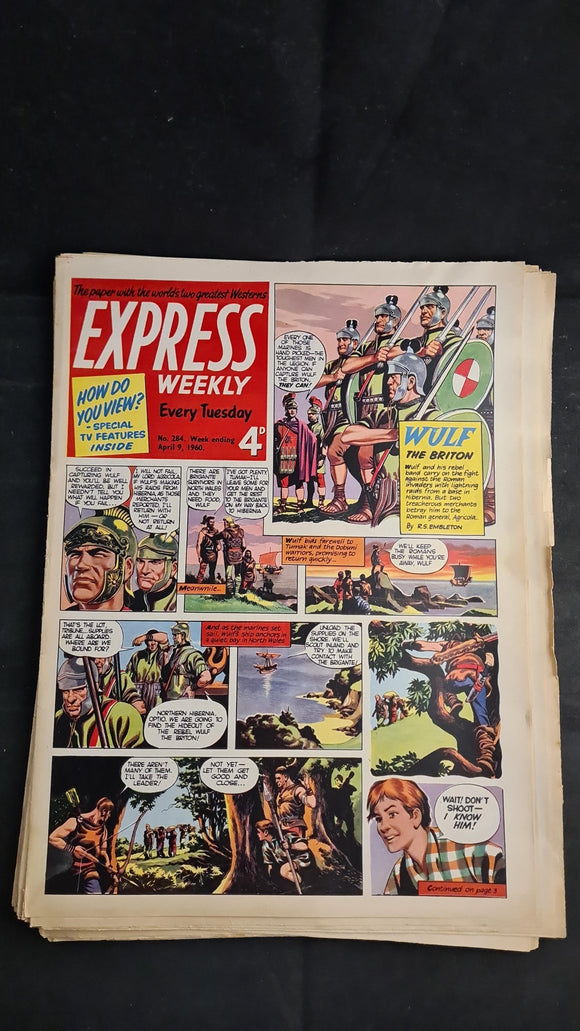 Express Weekly 1960, 7 Incomplete Comics