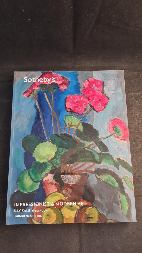 Sotheby's Auction 20 June 2013, Impressionist & Modern Art, London