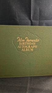 Film Favourites Birthday Autograph Album, no date or publisher