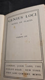 Vernon Lee - Genius Loci - Notes on Places, John Lane, 1907 (second edition)