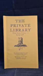 The Private Library Third Series, Volume 1 Number 1 Spring 1978