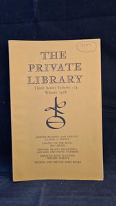 The Private Library Third Series, Volume 1 Number 4 Winter 1978