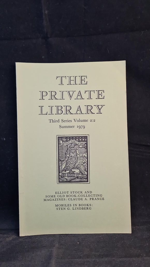 The Private Library Third Series, Volume 2 Number 2 Summer 1979